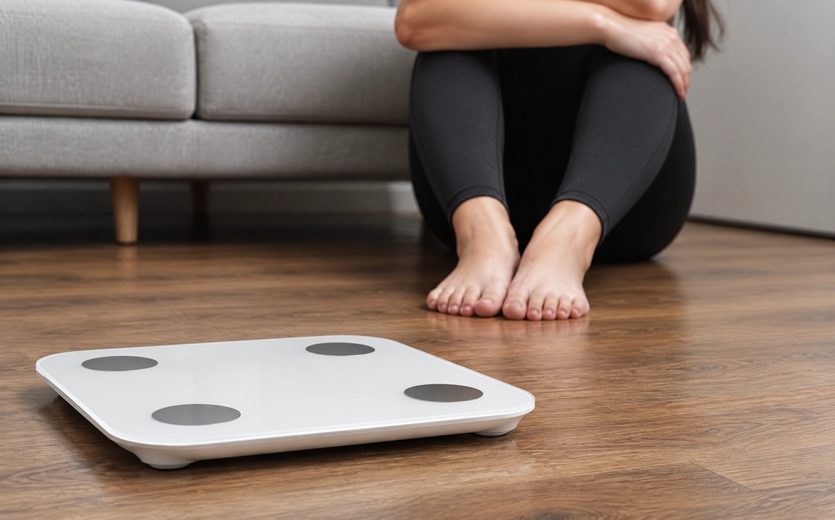 the number on the scale